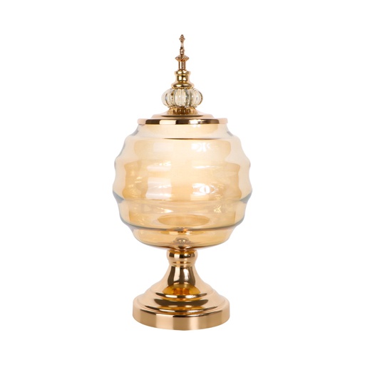 [1301193] Bombonera de Vidrio 38x18cm Mia-10186