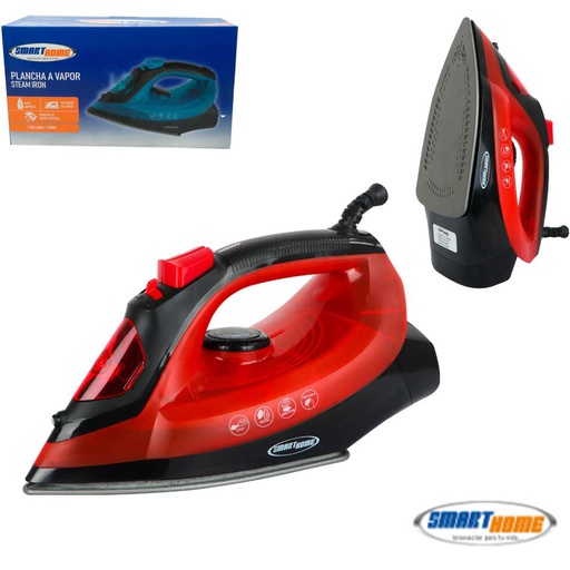 [7101146] Plancha De Vapor Smart Home Roja SH-619-3