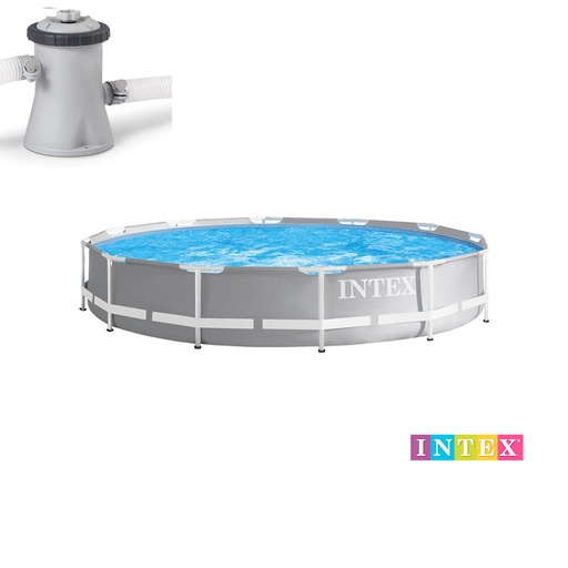 [6300550] Piscina Desmontable Prism Frame Con Bomba 76X366Cm 6503 Litros Intex 26711