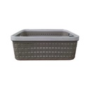 Canastilla Rectangular Plástica Mia-10264