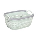 Canastilla Rectangular Plástica Big Home Mia-20338