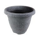 Macetero Plástico Gris Red 22*18Cm Mia-20533