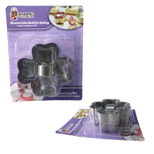 [1106219] Cortador P/Mousse Flor 2 Piezas Mia-20464