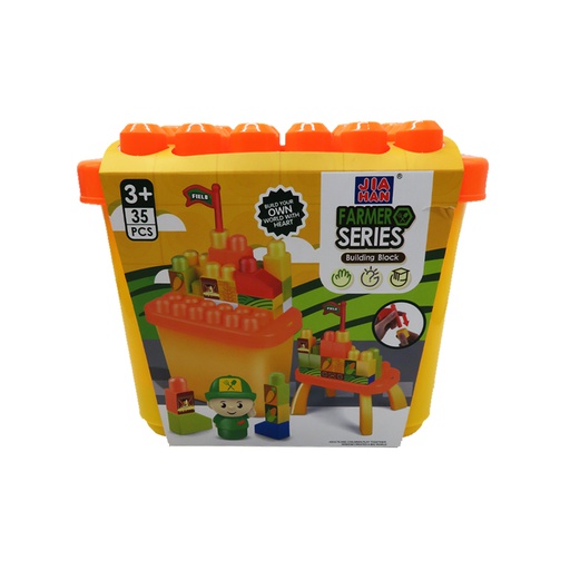 [6100208] Baul C/Lego Farmer Jia Han 35 Piezas J777-47