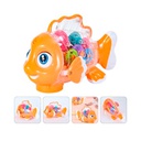 Robot Pez Sonido Naranja Gear Fish Caja Yj-3034