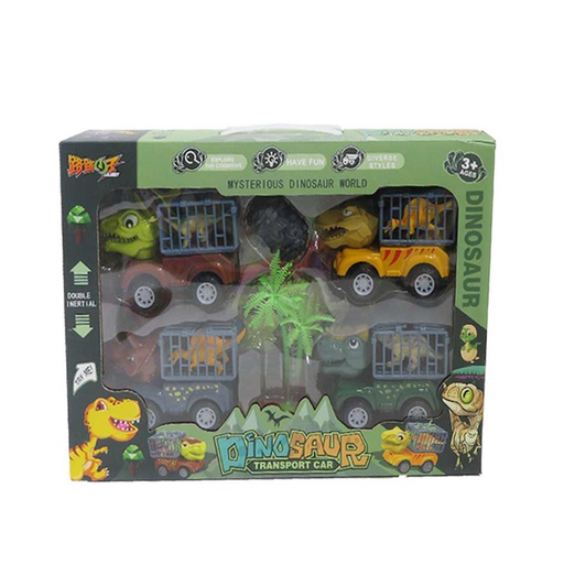 [6102488] Carro Dinosaurio C/Jaula Transport Car Ll-10