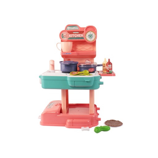 [6100758] Cocina Infantil 2en1 con Accesorios 661-525