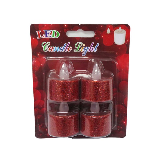[6201694] Adorno Navidad Vela X4 Mia-10369