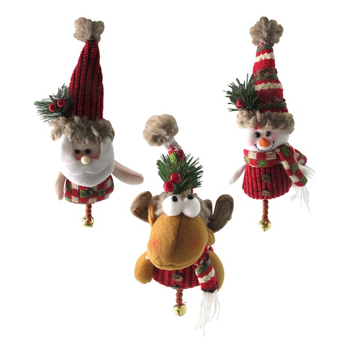 [6201580] Adorno Navidad Muñeco 26Cm Surtido Sh062205