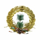 Corona Navidad Surtidos 22Cm Mia-10452