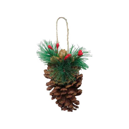 [6200250] Pina Colgante Navidad 6.5X13Cm Mia-20805