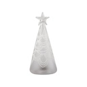 Árbol Navidad Vidrio Luz 15Cm Mia-20809