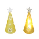 Adorno Navidad Arbol Con Luz 15Cm Mia-20813