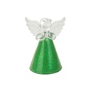 Angel Colgante Vidrio Verde 8Cm Mia-20818