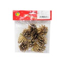 Adorno Navidad Piñas 6 Piezas 4Cm Mia-20806