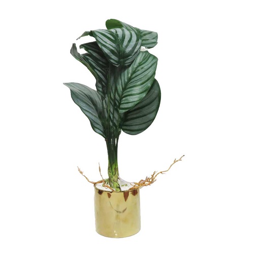 [1300793] Planta Artificial Con Macetero 40X9.5Cm Mia-20746