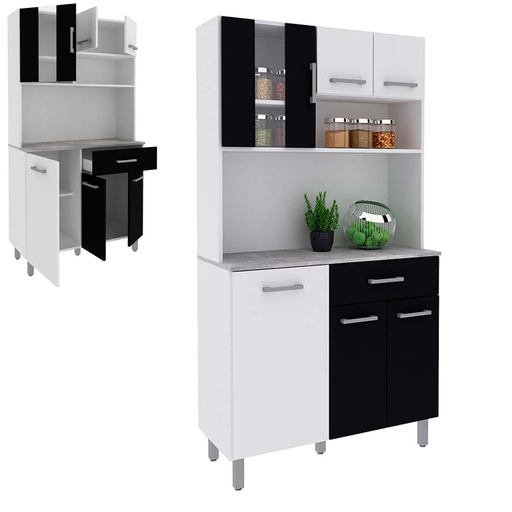 [1103514] Kit Cocina Blanco/Negro Cz1015.0001