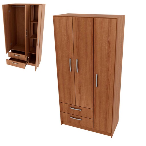 [1400606] Ropero Almendra 3P 2C Mdp Rp1901.0001