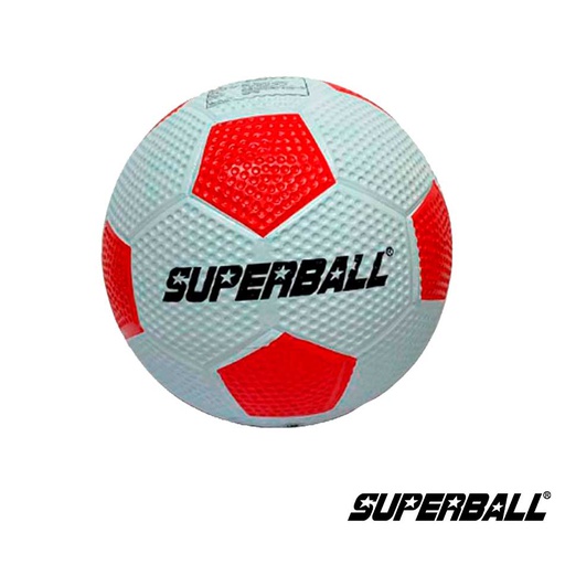 [1800109] Pelota Superball Football Nro. 5 Banco/Rojo Sgr5001C
