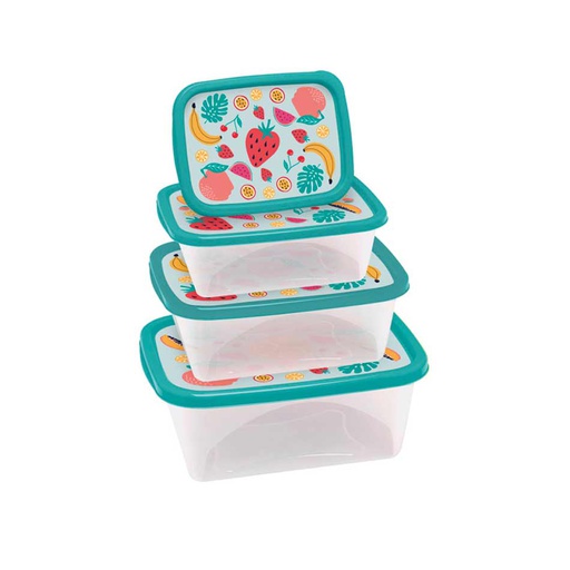 [1102286] Repostero Rectangular X4 Piezas Jaguar 4024