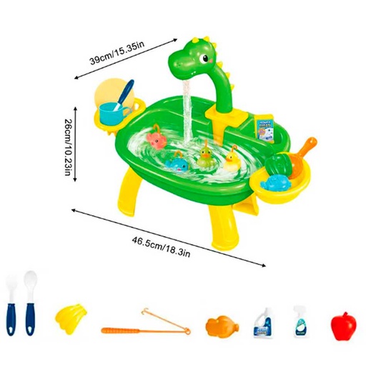 [6101913] Set Lavavajilla Dinosaurio 7987B