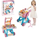 Carrito De Supermercado 2En1 Con Alimentos Y Accesorios 009028