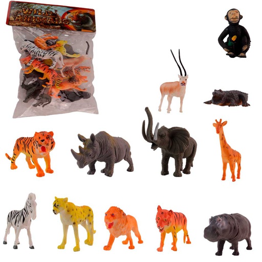 [6103583] Set Animales Salvajes Wild Animald 607-7G