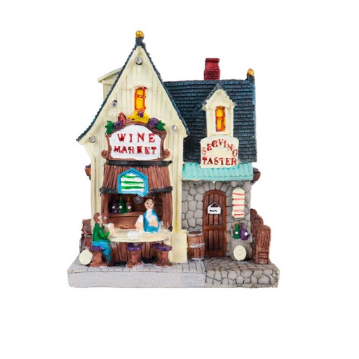 [6200576] Casa Navidad Decorativa Con Luz Mia11035