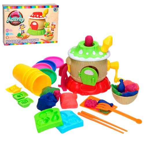 [6100175] Casa De Plastilina Activity Dough Noodle Con Moldes 2U6672