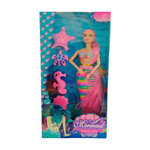 [6101324] Muñeca My Fashion Sirena Surtido Caja 822