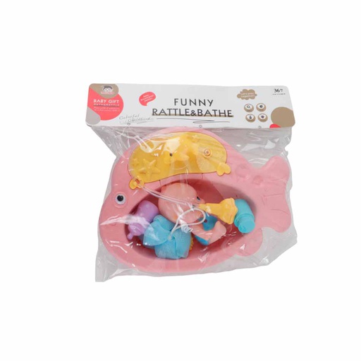 [6101449] Set Baño Con Tina En Forma De Tiburon Bls8881