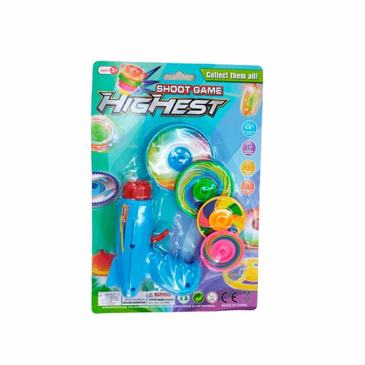 [6100572] Pistola Lanza Tazo Plastico Blister 9811