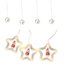 Adorno Colgante Luces Muñeco Nieve Multi Mia-10557