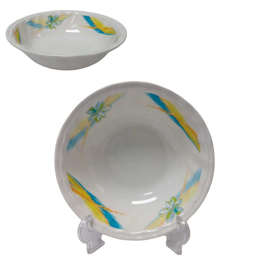 [1205348] Bowl Melamina Ondas Diseño Surtido 7 Pulgadas 215