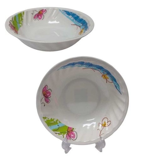 [1205349] Bowl Melamina Ondas Diseño Surtido 8 Pulgadas 216