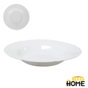 Plato Hondo Opal Redondo 9 pulgadas Big Home Blanco LKSP90/6
