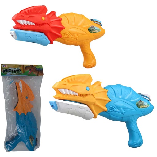 [6300677] Pistola Agua Con Gatillo Manual Dinosaurio Mia1059