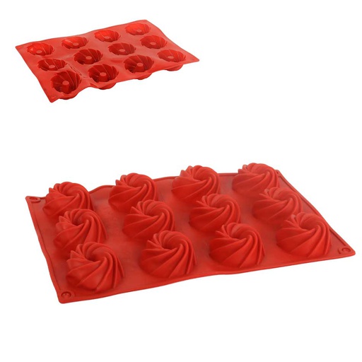 [1108125] Molde De Silicona De Flor X12 Mia12551