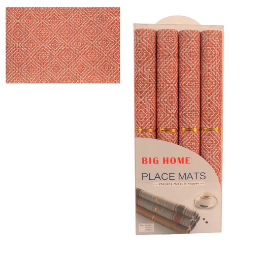 [1205482] Individual C/Porta Vasos X8 Piezas Big-Home Big11718