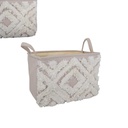 Cesto De Tela Plegable 22X24X34Cm Beige Mia11678